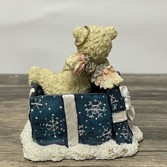 BOYDS COLLECTION - LIL WINGS  - JOY‎ (CHRISTMAS W/GIFT) - 1E - Picture 3 of 7